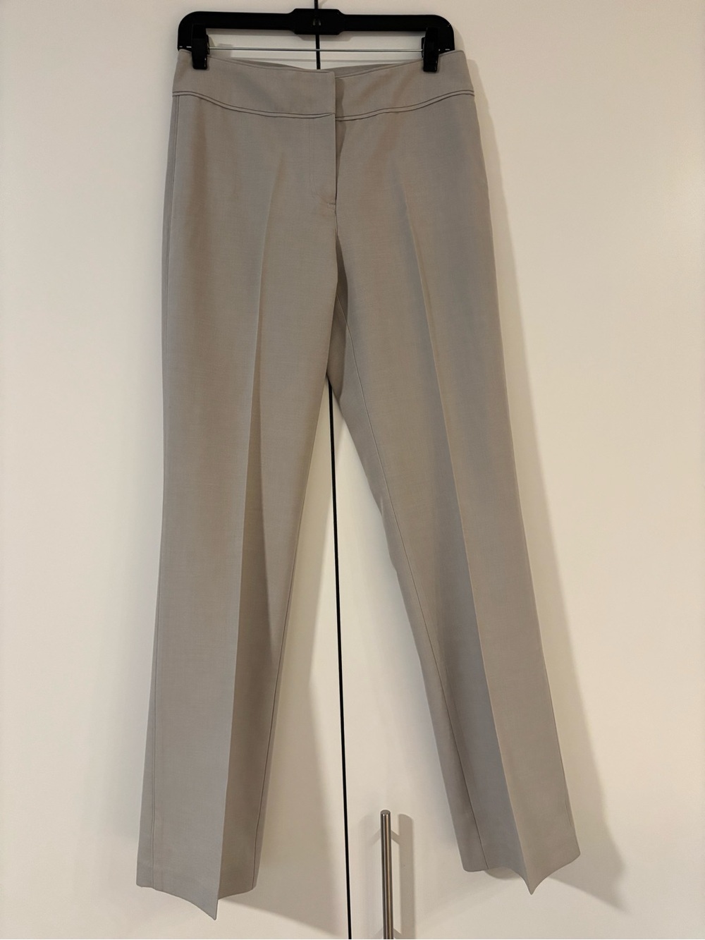Sigrid Olsen Classic Straight-Leg Women's Pants in Light Beige